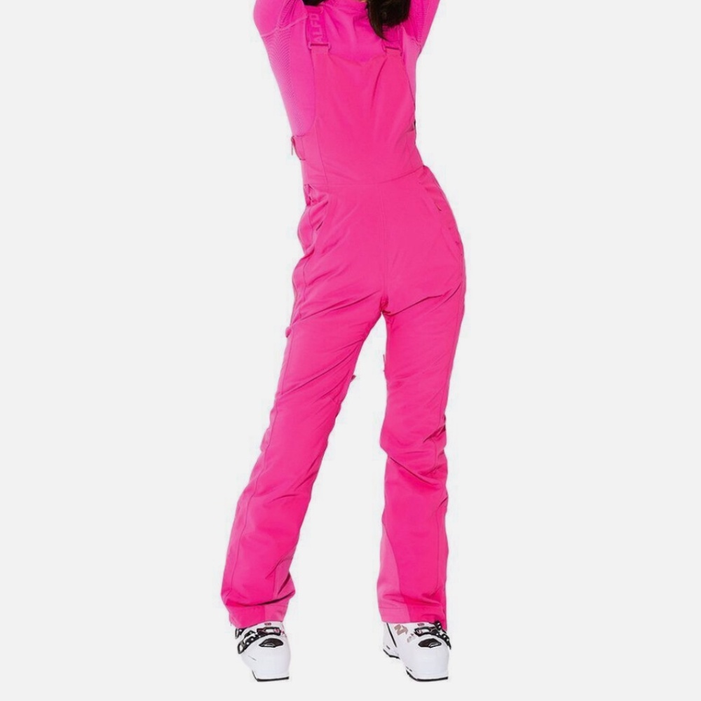 HALFDAYS CARSON SKI BIBS PINK SIZE SMALL WORN ONCE!